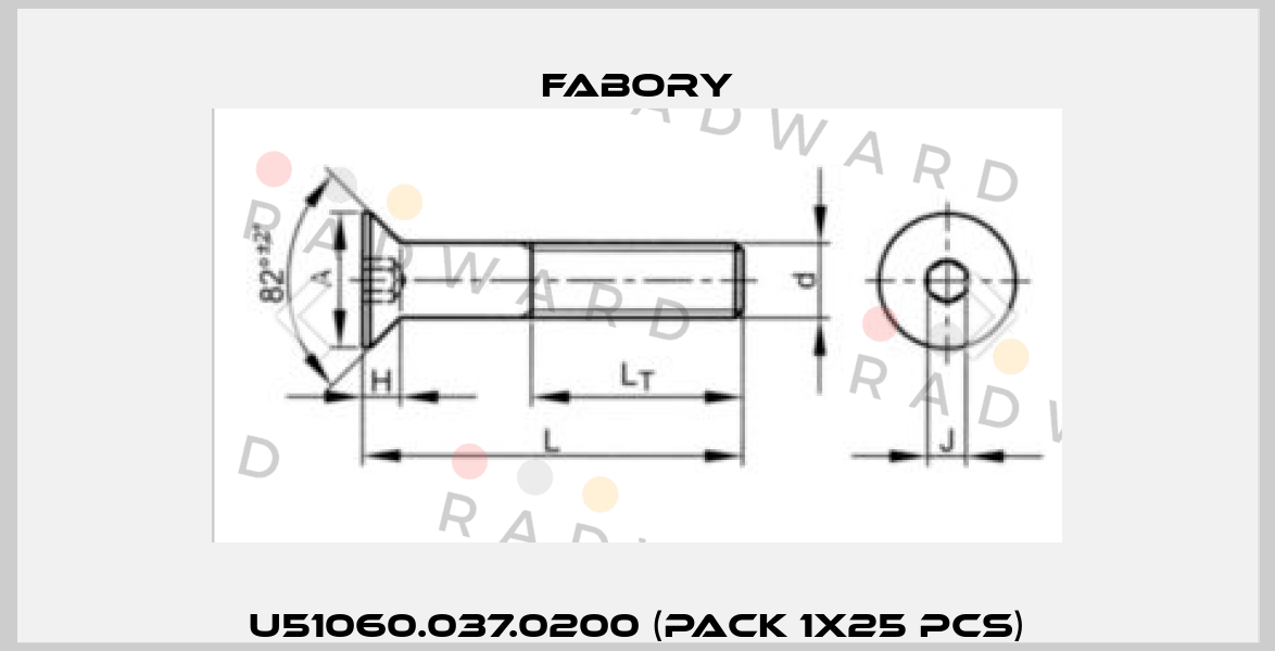 U51060.037.0200 (pack 1x25 pcs) Fabory