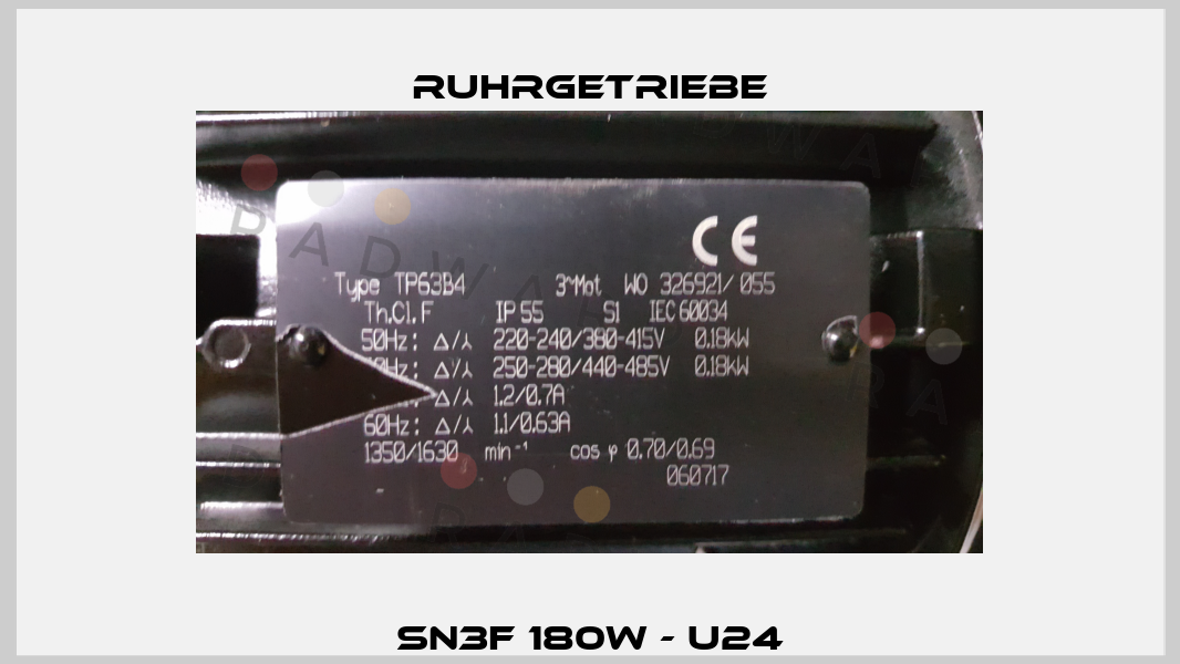 SN3F 180W - U24 Ruhrgetriebe