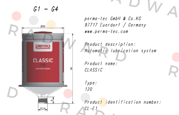 Perma CLASSIC mit perma Universalfett (SF01) Perma