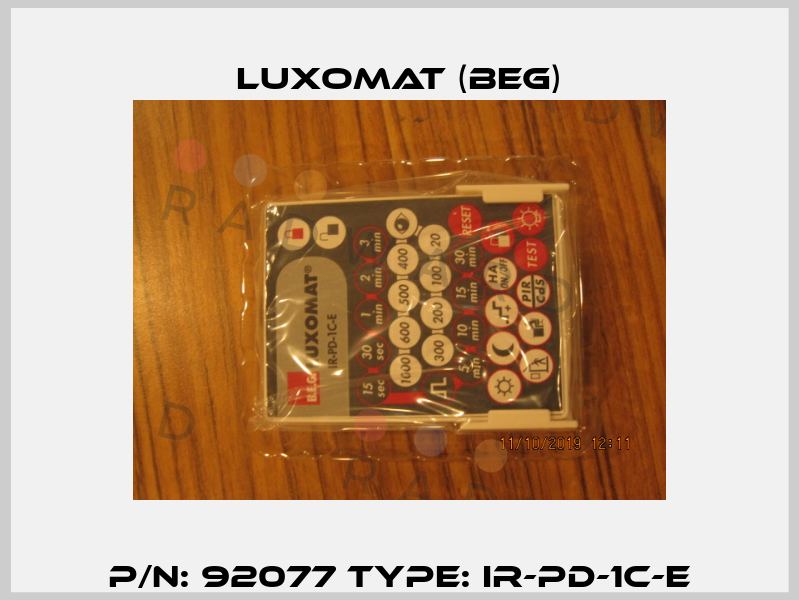 P/N: 92077 Type: IR-PD-1C-E LUXOMAT (BEG)