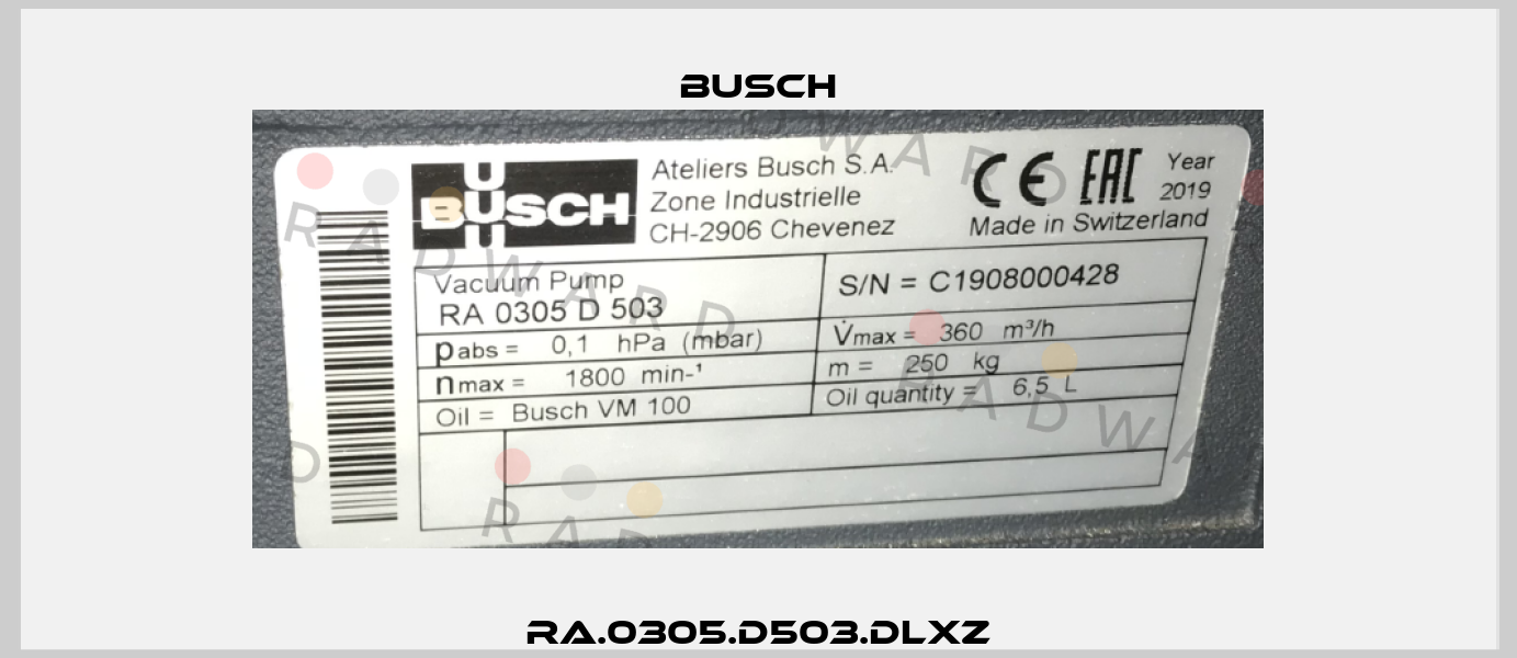 RA.0305.D503.DLXZ Busch