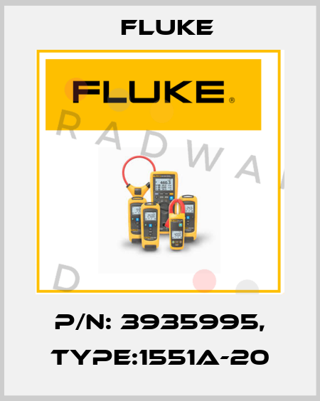 P/N: 3935995, Type:1551A-20 Fluke