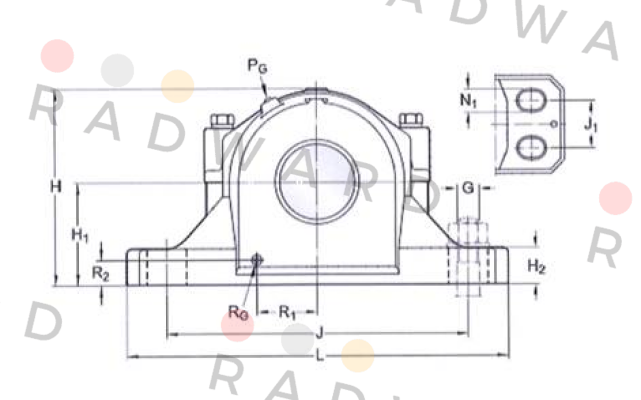 SAF 23032 K-TIMKEN Timken