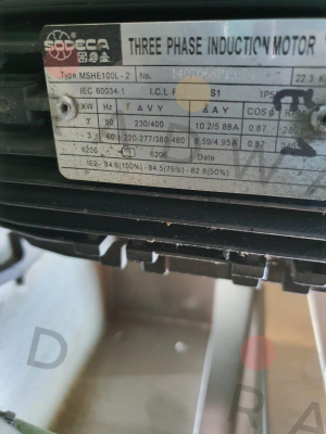 Typ MSHE10L-2 - 230/400V Sodeca