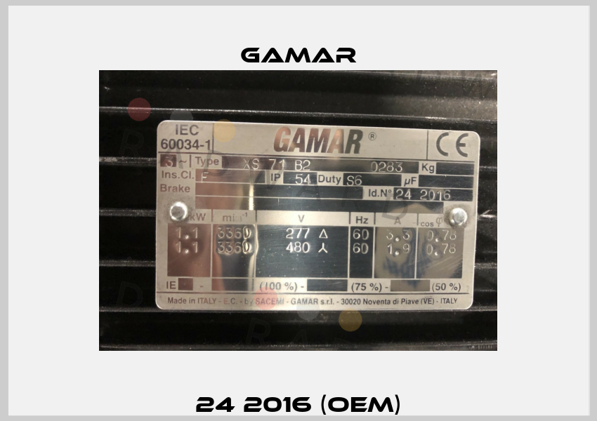 24 2016 (OEM) Gamar