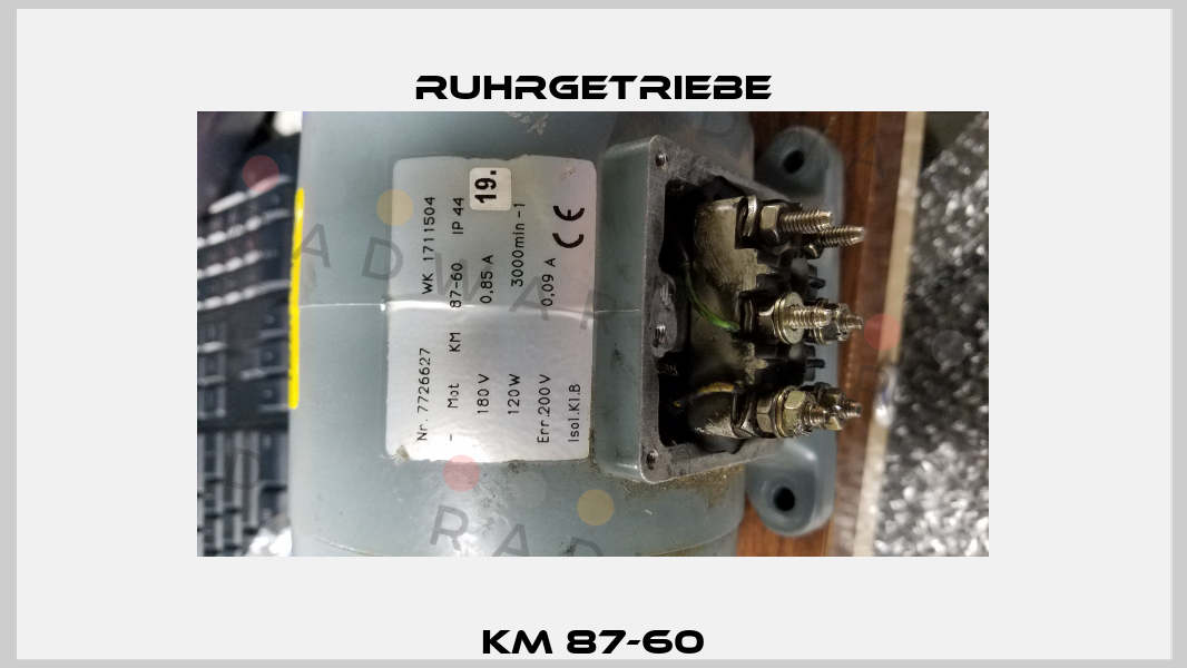 KM 87-60 Ruhrgetriebe