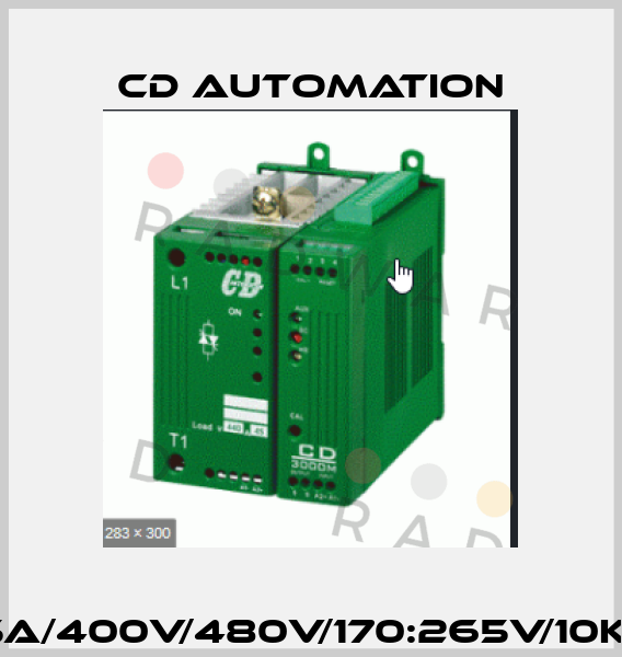 CD3000M 2PH/35A/400V/480V/170:265V/10KPot/BF008/NF/IM CD AUTOMATION