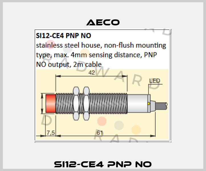 SI12-CE4 PNP NO Aeco