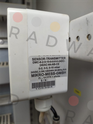 P/N:50018; Type:DMC-6-2-5-10-0-0-0-0-24DC-240AC-64-AB-CE Mikro-mess