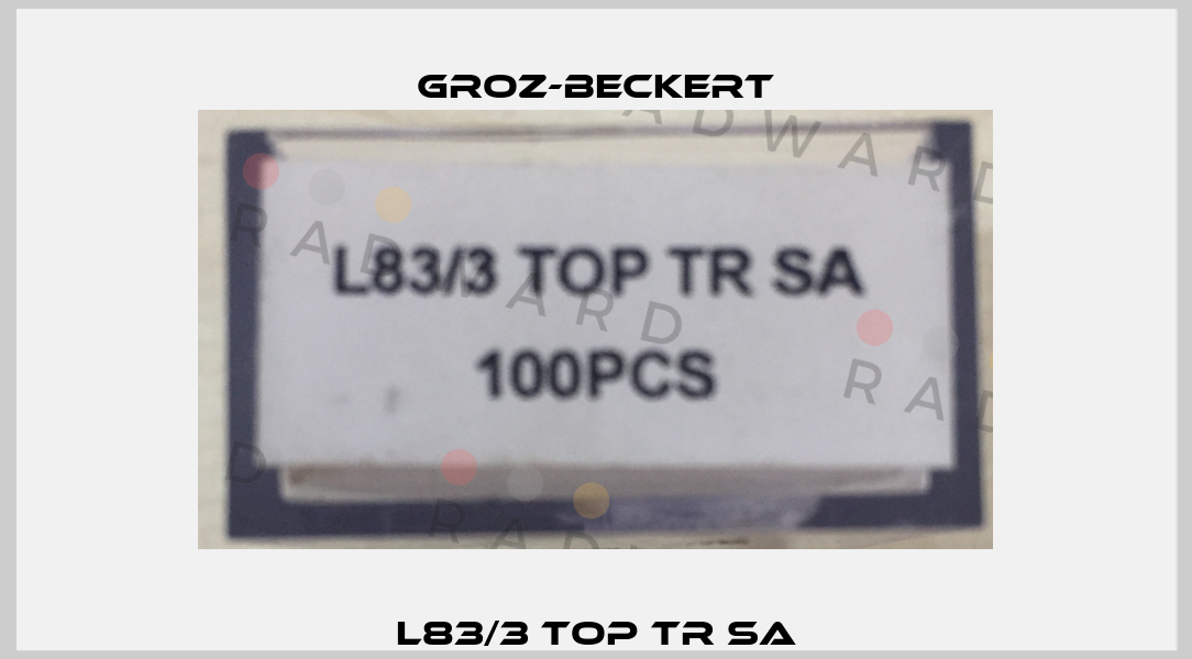 L83/3 TOP TR SA Groz-Beckert