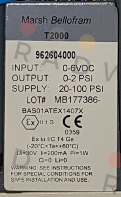 962-604-000 Bellofram
