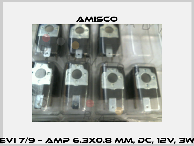 EVI 7/9 – AMP 6.3x0.8 mm, DC, 12V, 3W Amisco