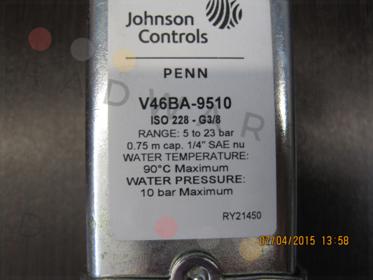 V46BA-9510 Johnson Controls