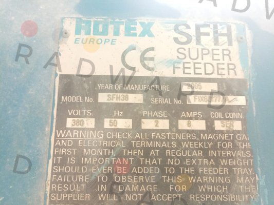SFH32 Rotex