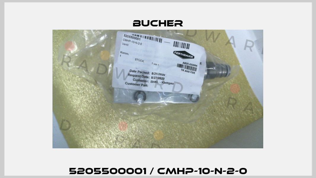 5205500001 / CMHP-10-N-2-0 Bucher
