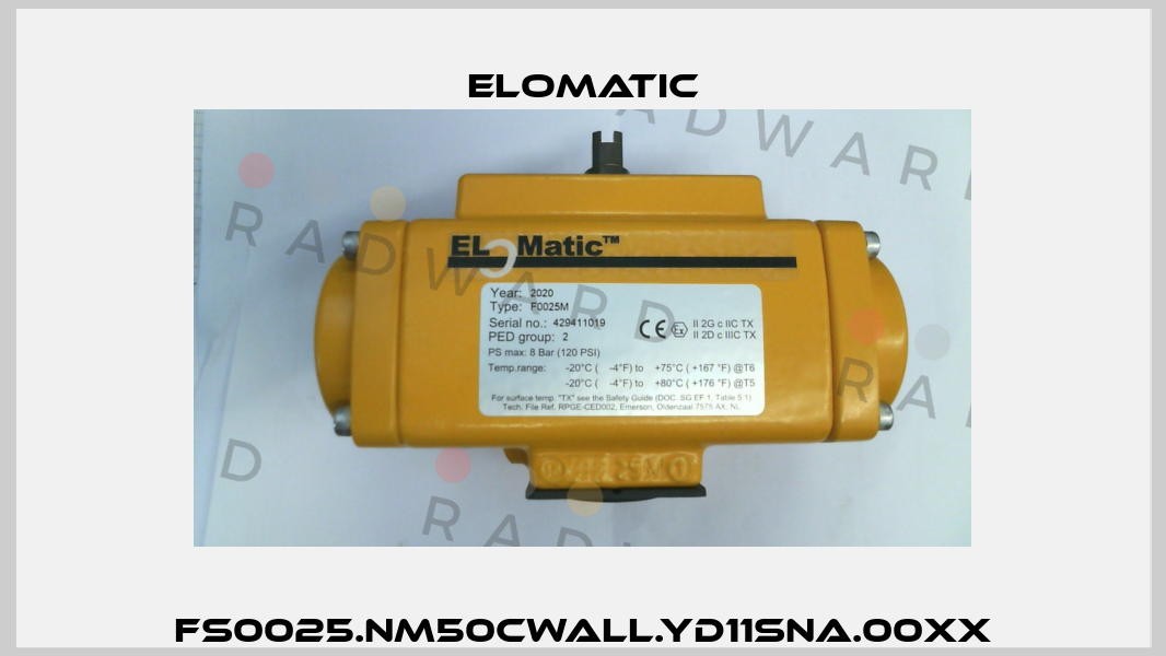 FS0025.NM50CWALL.YD11SNA.00XX Elomatic