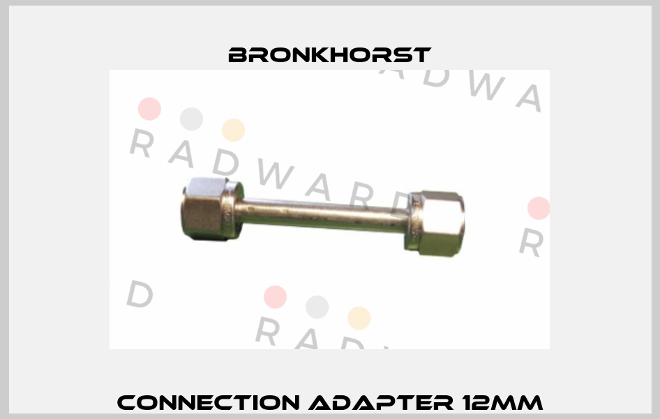 Connection adapter 12mm Bronkhorst