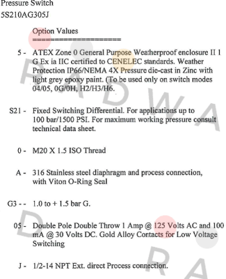 5-S21-0-A-G3-05-J  Delta Controls