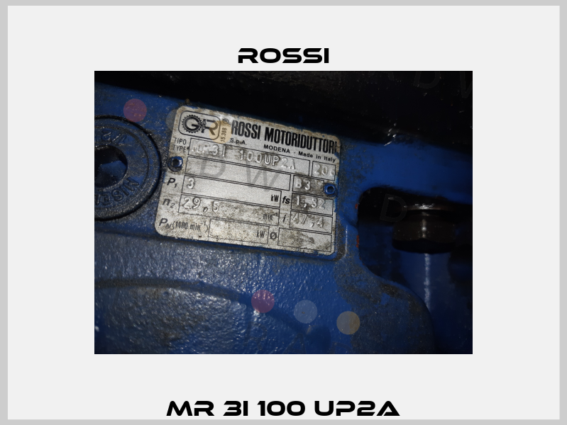 MR 3I 100 UP2A Rossi