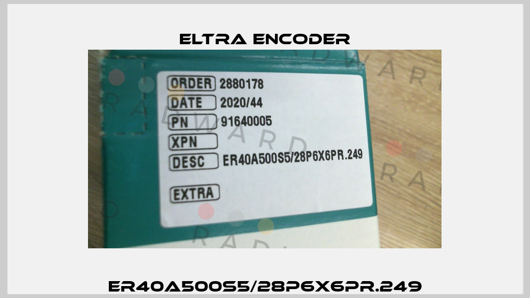 ER40A500S5/28P6X6PR.249 Eltra Encoder