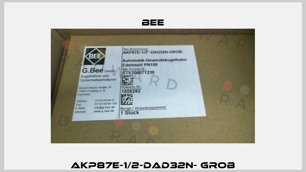 AKP87E-1/2-DAD32N- GROB BEE