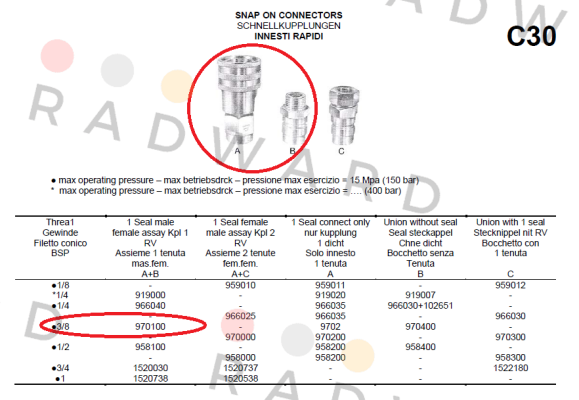 C30 910100  Dropsa