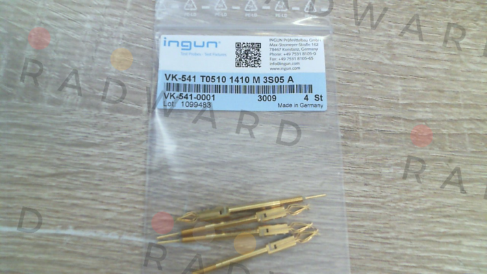 VK-541 T0510 1410 M 3S05 A Ingun
