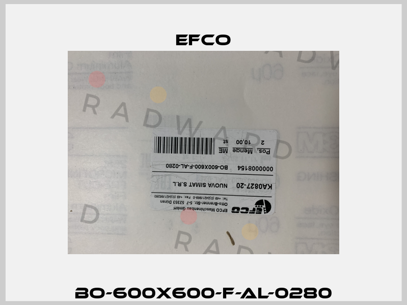 BO-600X600-F-AL-0280 Efco