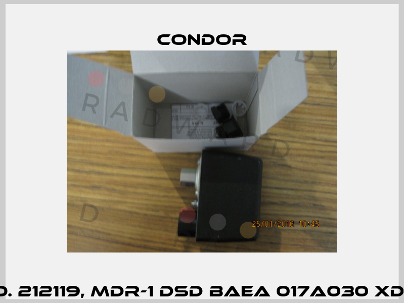 Art.No. 212119, MDR-1 DSD BAEA 017A030 XDE XXX  Condor