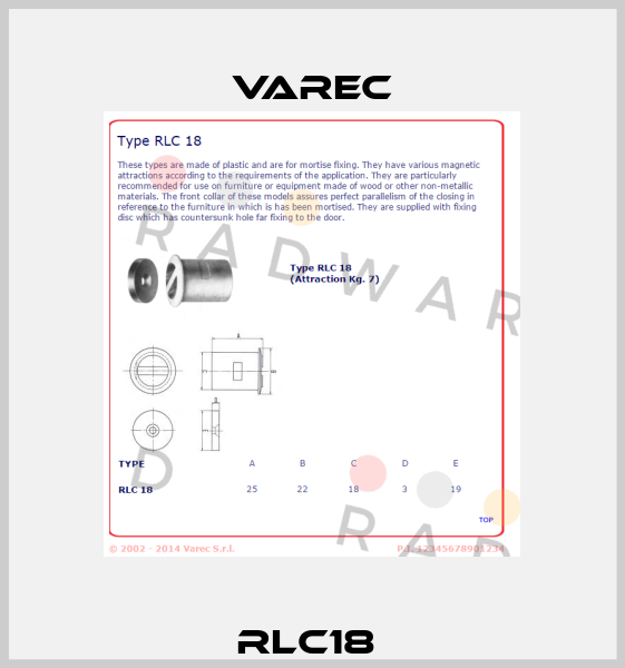 RLC18  Varec