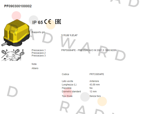 GF4C PF090300100002 Ter Tecno Elettrica Ravasi