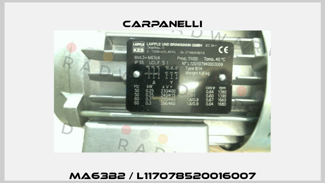 MA63b2 / L117078520016007 Carpanelli