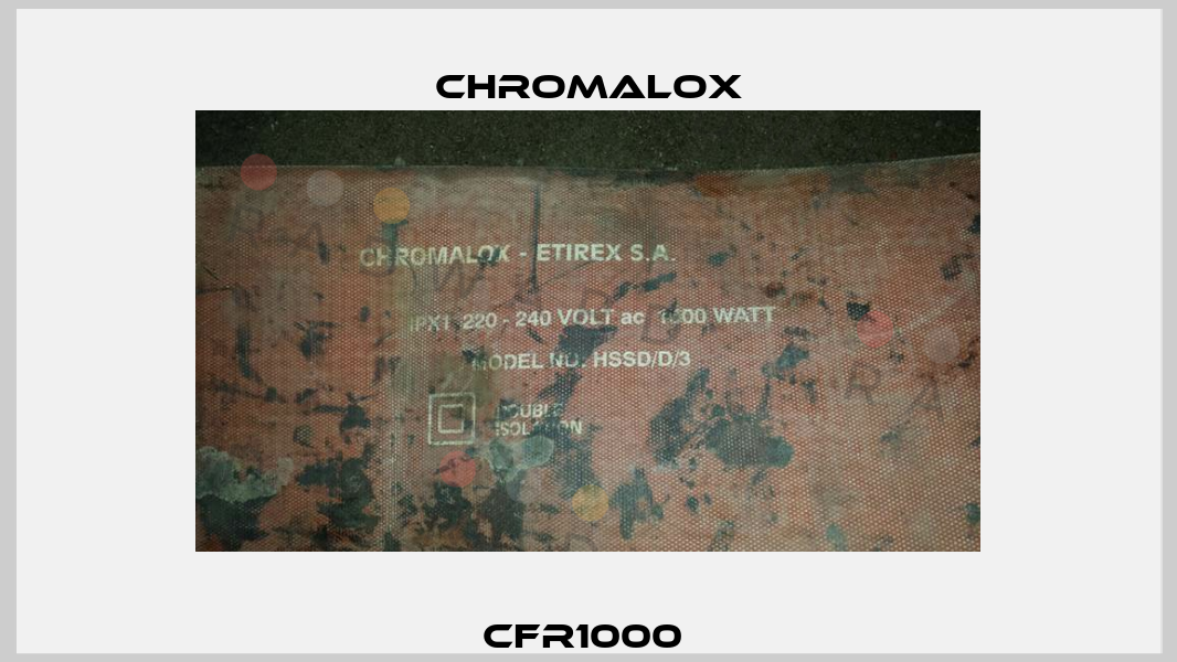 CFR1000  Chromalox
