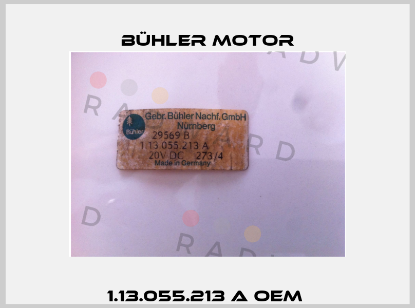 1.13.055.213 A OEM  Bühler Motor