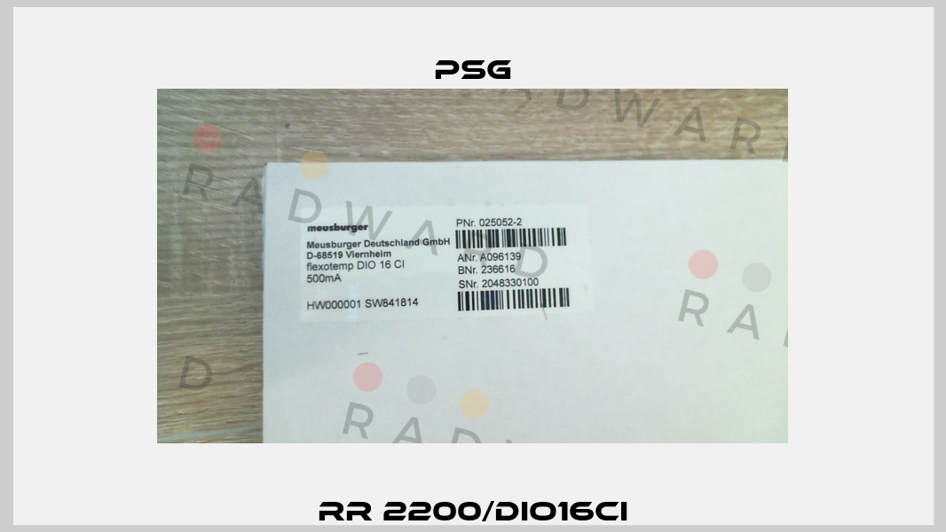 RR 2200/DIO16CI PSG