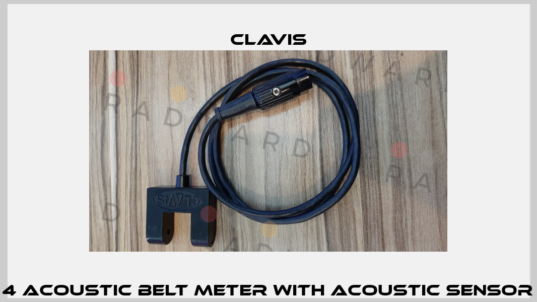 Type 4 acoustic belt meter with acoustic sensor head Clavis
