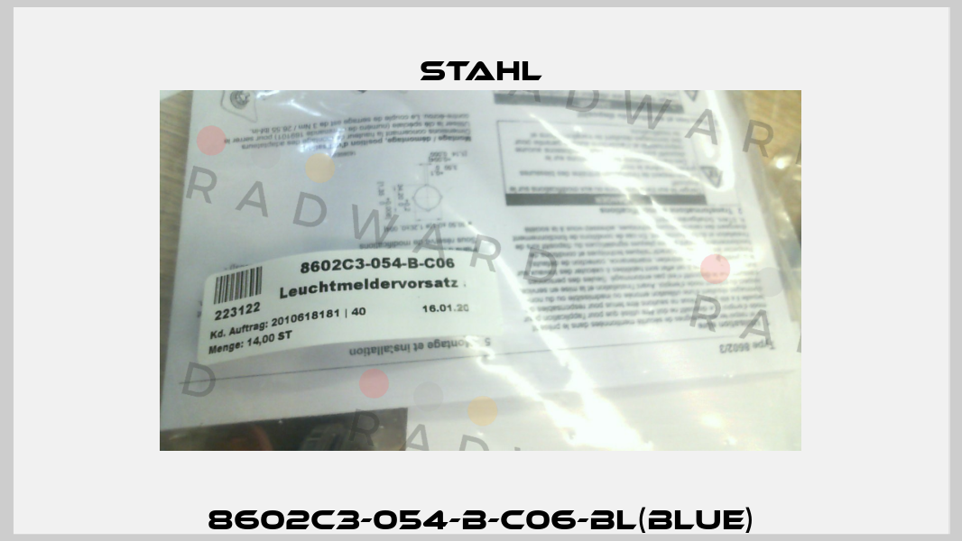 8602C3-054-B-C06-bl(blue) Stahl