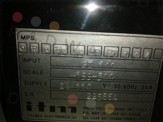  MPS9-R3-P3-03-00-00-00  ITM Italmec Elettronica