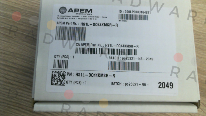 HS1L-DQ44KMSR-R Idec