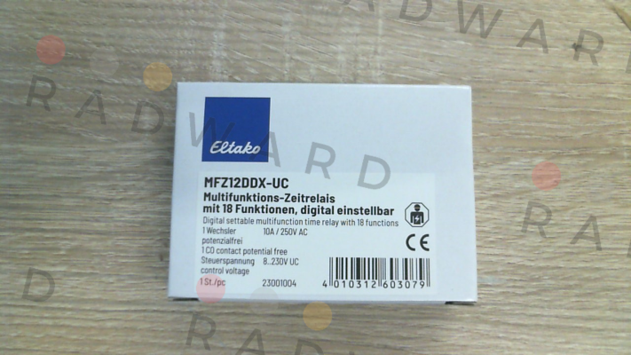 P/N: 23001004 Type: MFZ12DDX-UC Eltako
