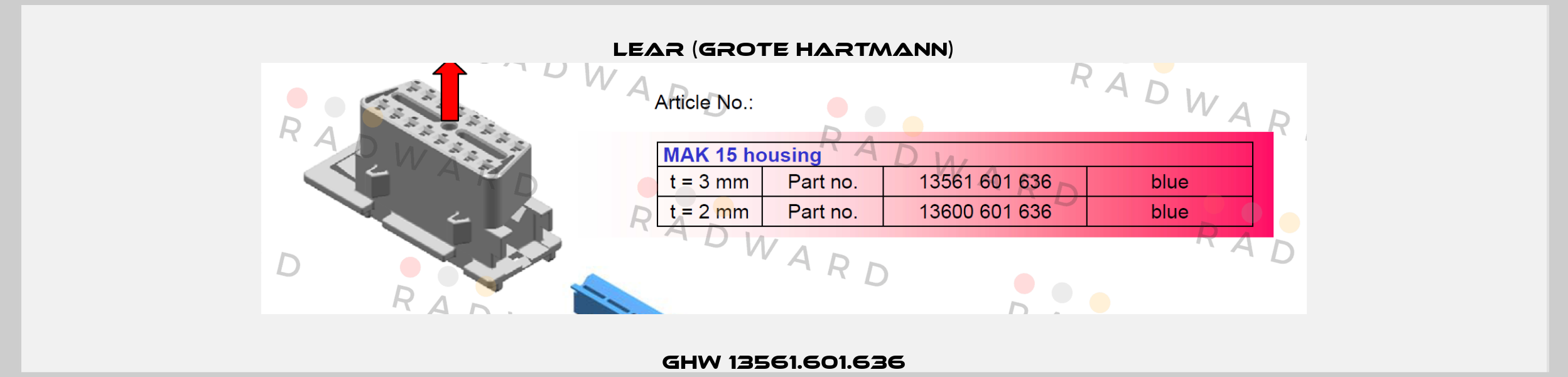 GHW 13561.601.636 Lear (Grote Hartmann)