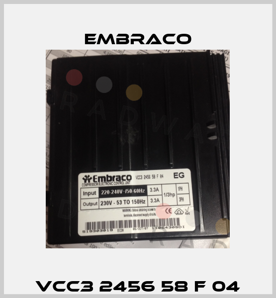 VCC3 2456 58 F 04 Embraco
