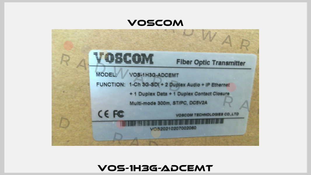 VOS-1H3G-ADCEMT VOSCOM