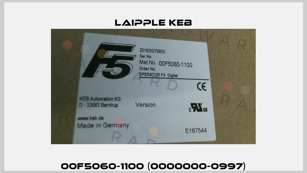 00F5060-1100 (0000000-0997) LAIPPLE KEB