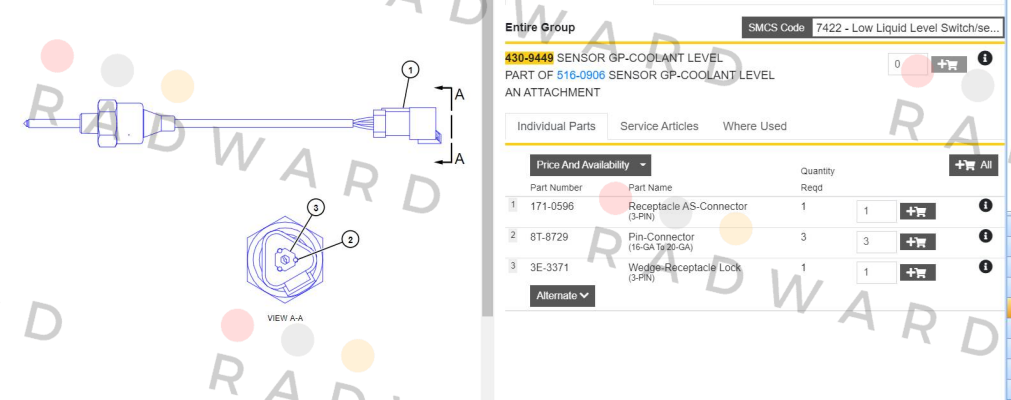 00-4309449 Caterpillar