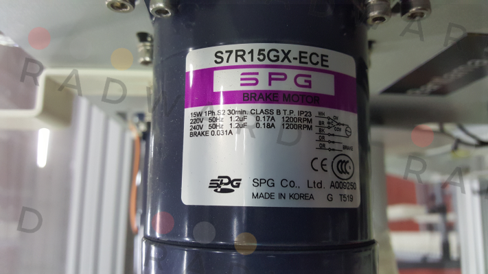 S7R15GX-ECE Spg Motor