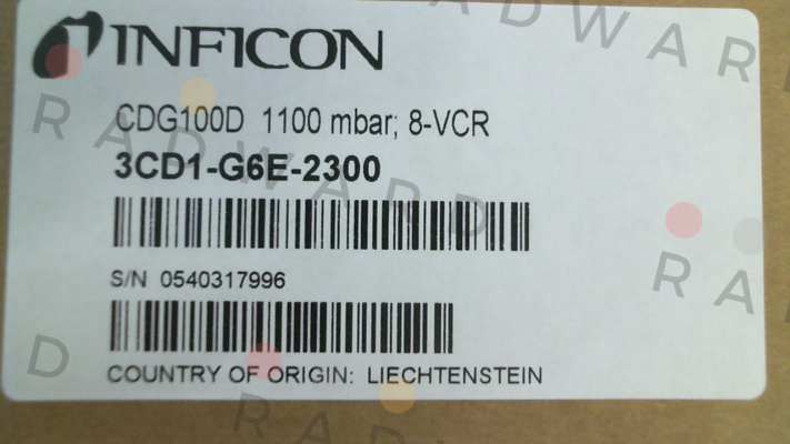 CDG100D, Nr. 3CD1-G6E-2300 Inficon