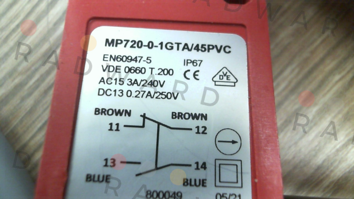 MP720-0-1GTA/45 Microprecision Electronics SA
