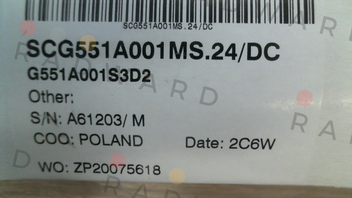 SCG551A001MS-24VDC Asco