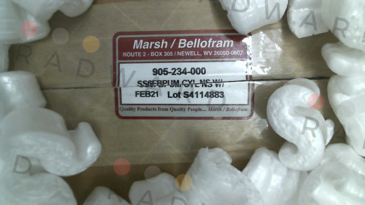 905-234-000 Ref: SS-6-F-BP-UM-NS Bellofram